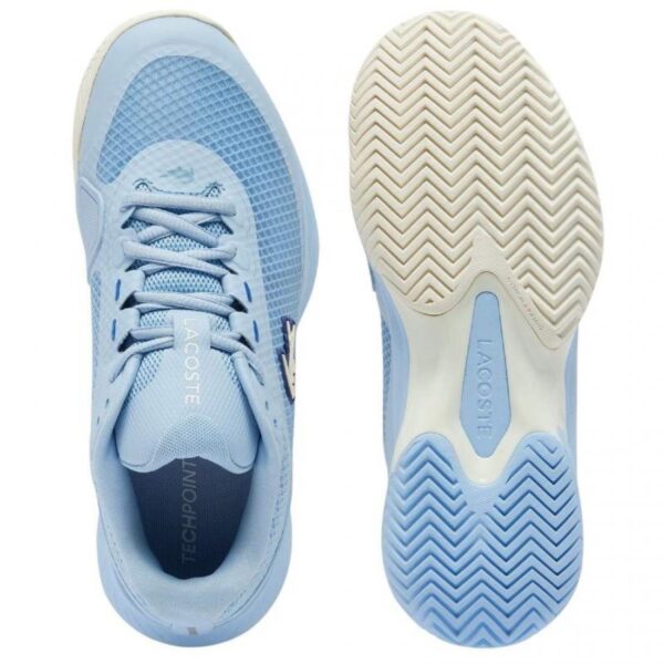 Lacoste Tech Point Blu Bianco Sneakers Donna - immagine 2