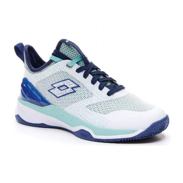 Scarpe Lotto Mirage 200 Bianco Blu Donna | Lotto - immagine 4