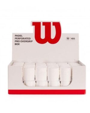 Overgrip Wilson Padel Pro Perforati Bianco 60 unitร